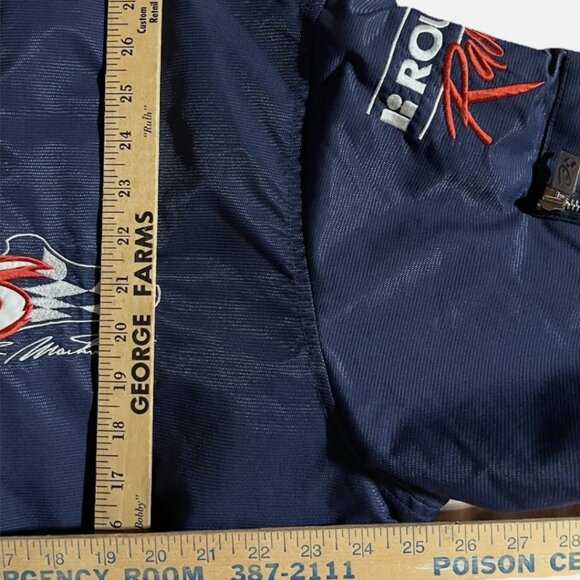 VTG Mark Martin Jacket NASCAR Valvoline Chase Auth. Large Y2K 90s Racing Bomber - Picture 4 of 7
